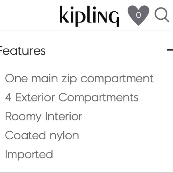 Kipling dark grey Johanna tote bag - Picture 12 of 12